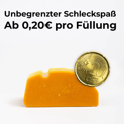 Einsteiger-Set BOGGL® S für kleine Hunde: Schleckspielzeug + Form