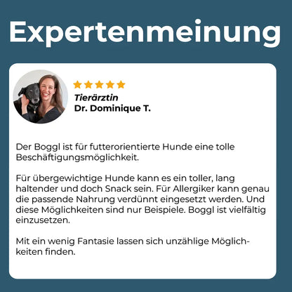 Einsteiger-Set BOGGL® S für kleine Hunde: Schleckspielzeug + Form