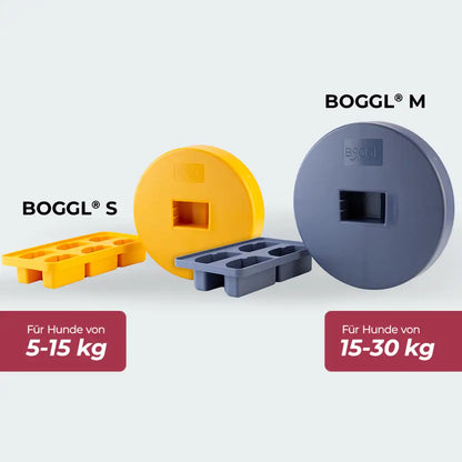 Einsteiger-Set BOGGL® S für kleine Hunde: Schleckspielzeug + Form